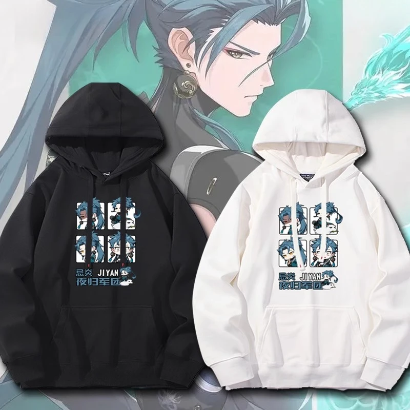 

Game Wuthering Waves Danjin Rover Jiyan Cosplay Hoodie Women Men Harajuku Sweatshirt Streetwear Hip Hop Pullover Hooded Jacket