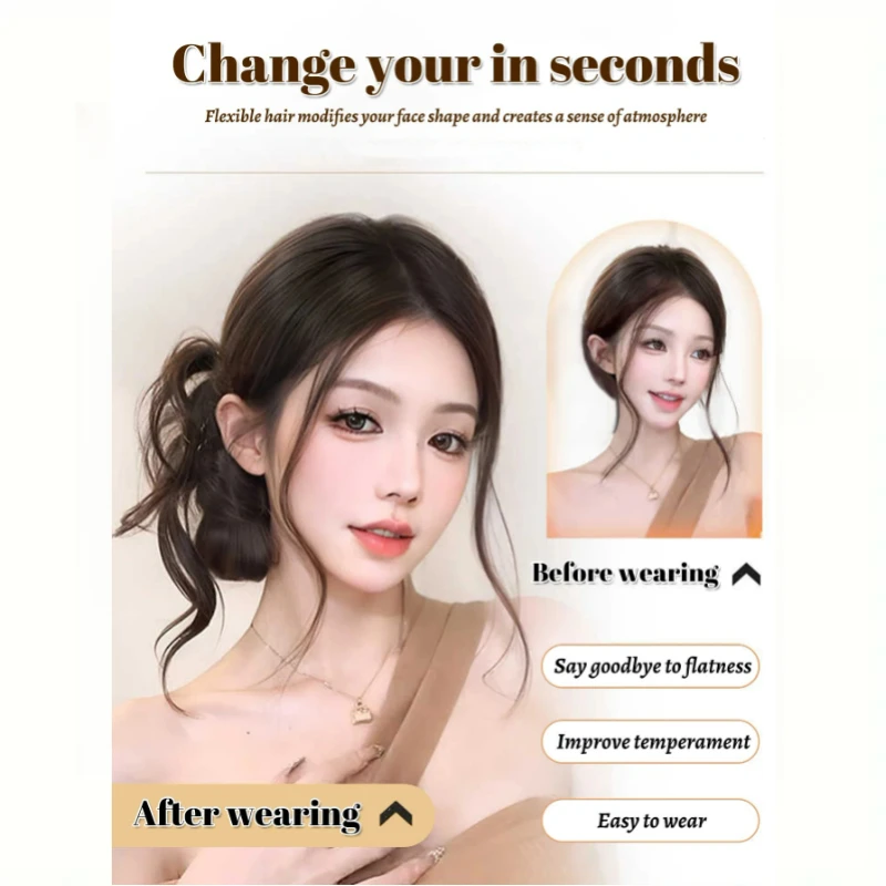 Synthetic Claw Clip Ponytail Hair Extensions