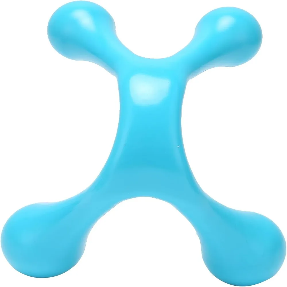 4-Leg Design Handheld Massage Tool ABS Material Thumb Shaped Full Body Massager Manual Operation Trigger Point Massager