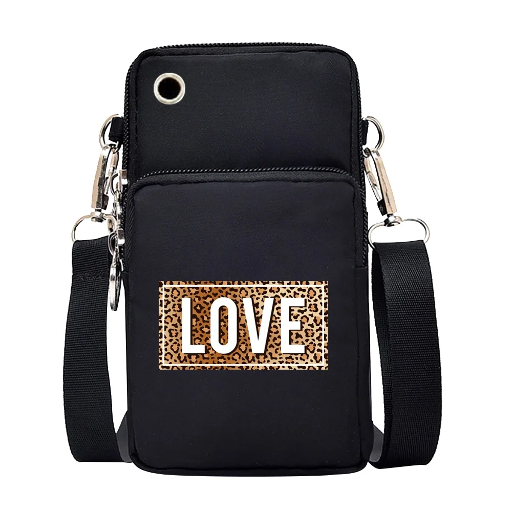 Women Mobile Phone for Samsung Galaxy S22 S22 Plus S22 Waterproof Female Messenger Bag Purse Wild Mini Leopard Series Wrist Pack