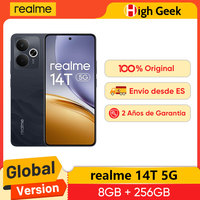 Global Version realme 14T 5G Smartphone MediaTek Dimensity 6300 6.67“ OLED Display 6000mAh Battery Next AI IP69 Water Resistant