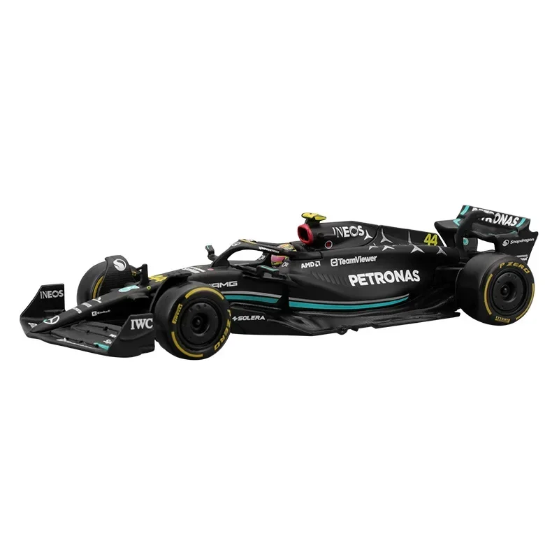 Bimeigao 1:43 Mercedes AMGF1 Car Model Racing Model W14 Simulation Alloy 2023 Formula Racing Car Periphery