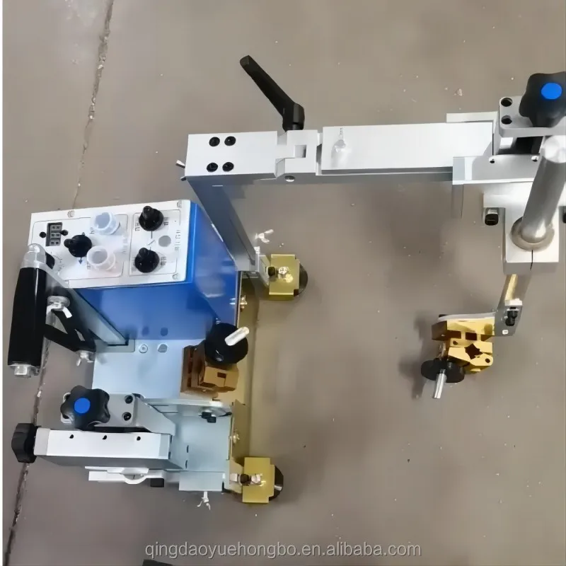 New Double-sided Automatic MIG Welding Robot Tractor High-Speed Straight Seam Welding Portable Double-guns Limit Stop KA-H4