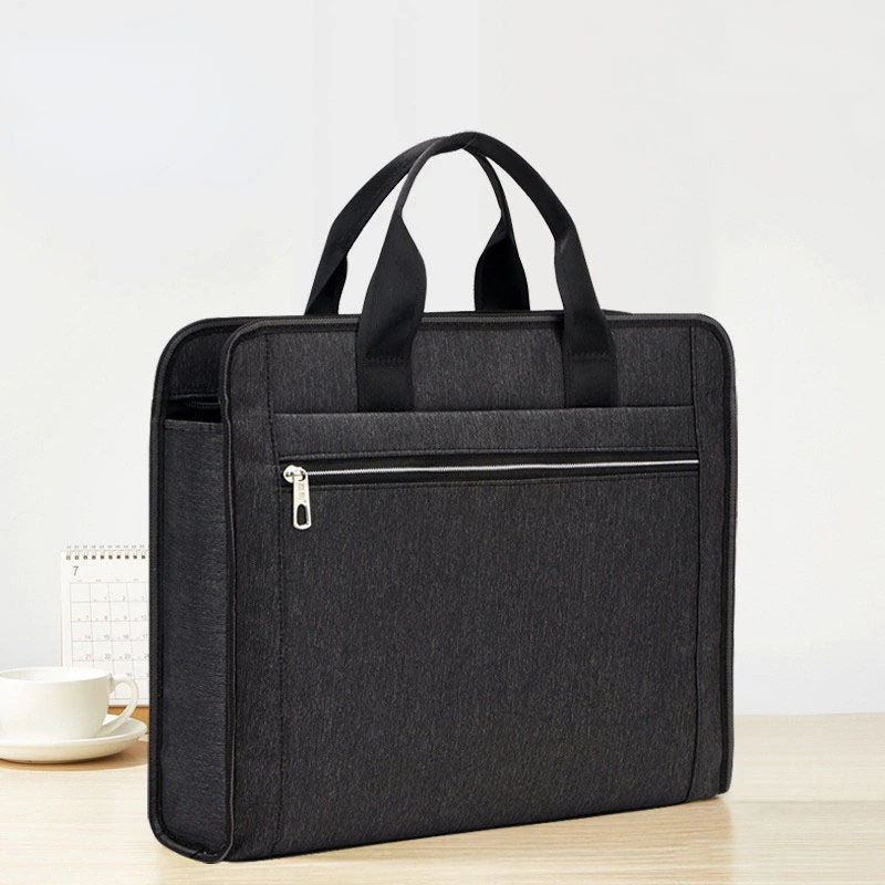 

2024 Solid Men's Briefcase for Leisure Business Style Handbags Shoulder Laptop Bag 17.3 Inch Big Capacity Computer Bags E503