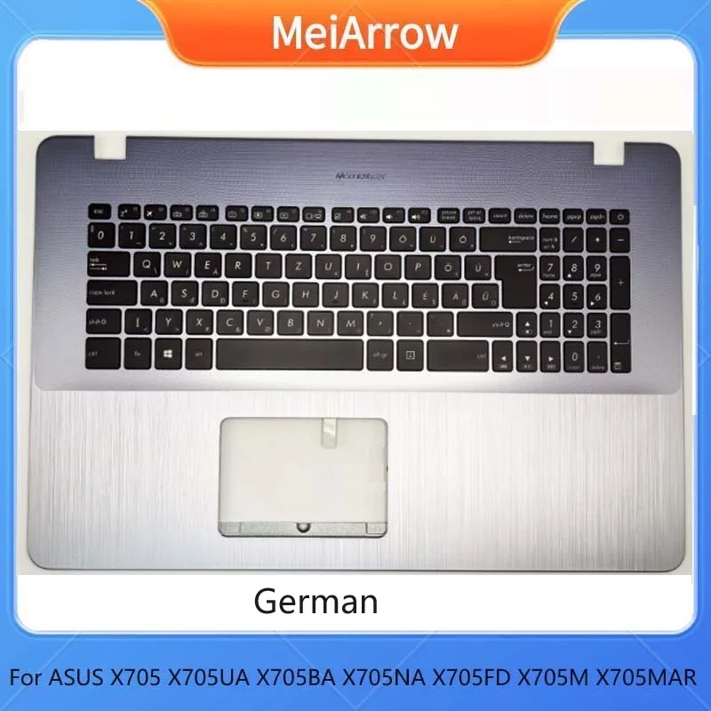 Imagem -05 - Tampa Superior para Asus X705 X705u X705ud X705m X705ma X705n Eua Reino Unido Espanhol Francês Alemão Swish ru cz 173 Novo