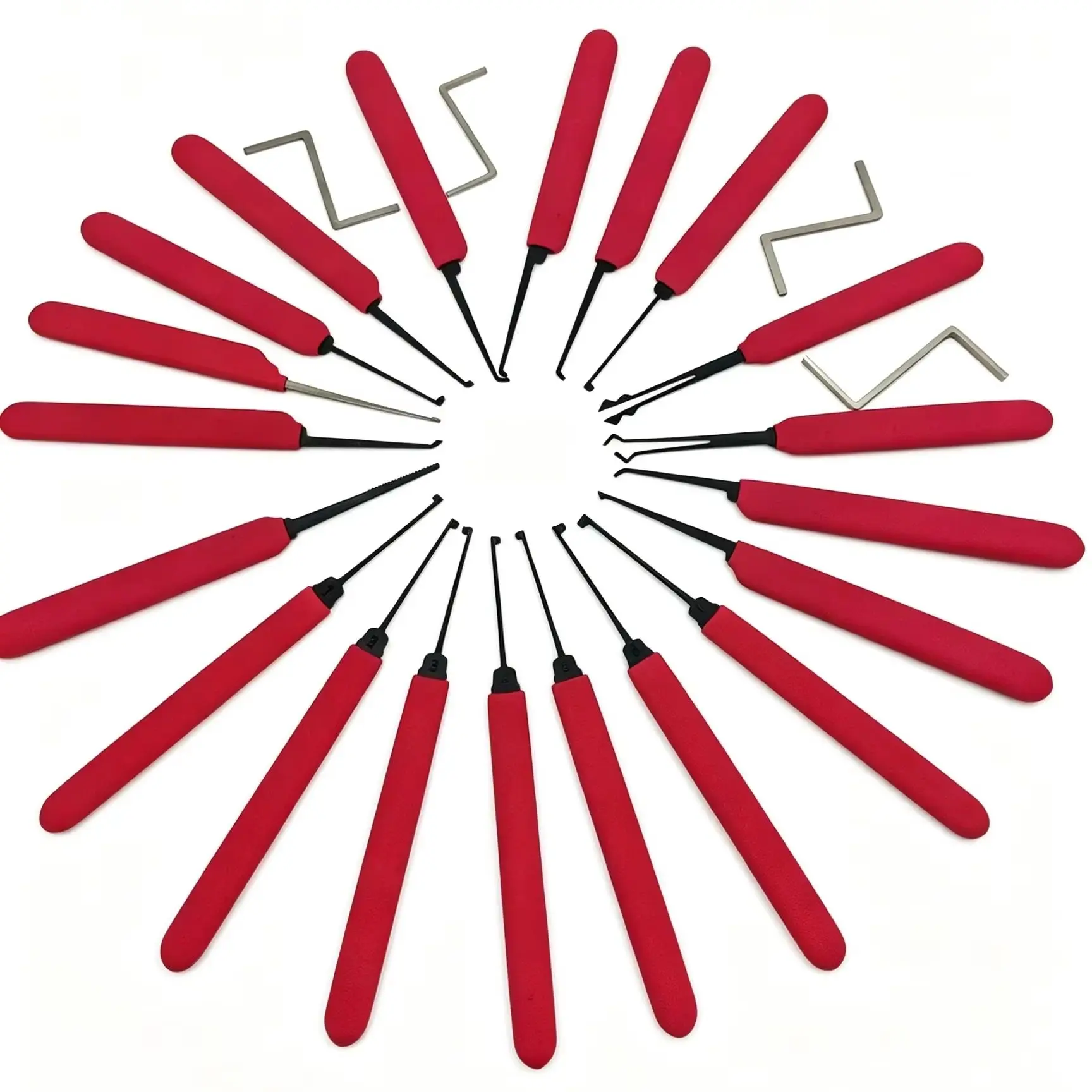 HUK 24pcs pro Locksmith Tool Set Kaba Lock Picks Dimple Lock Quickly Hand Kit New Arrival