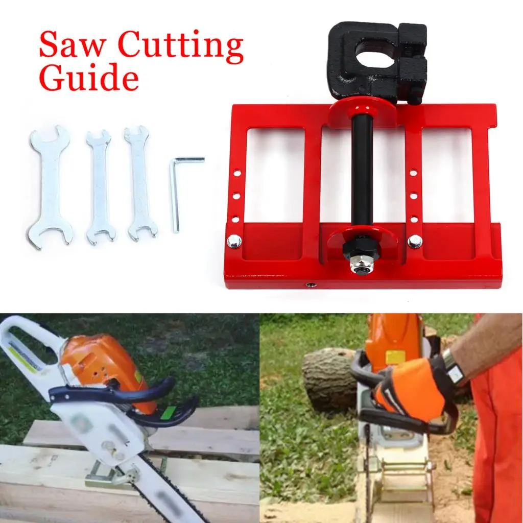 

O50 160MM Mill Lumber Cutting Guide Saw Steel Timber Chainsaw Attachment Cut Guided Mill Wood with Wrench Kit New