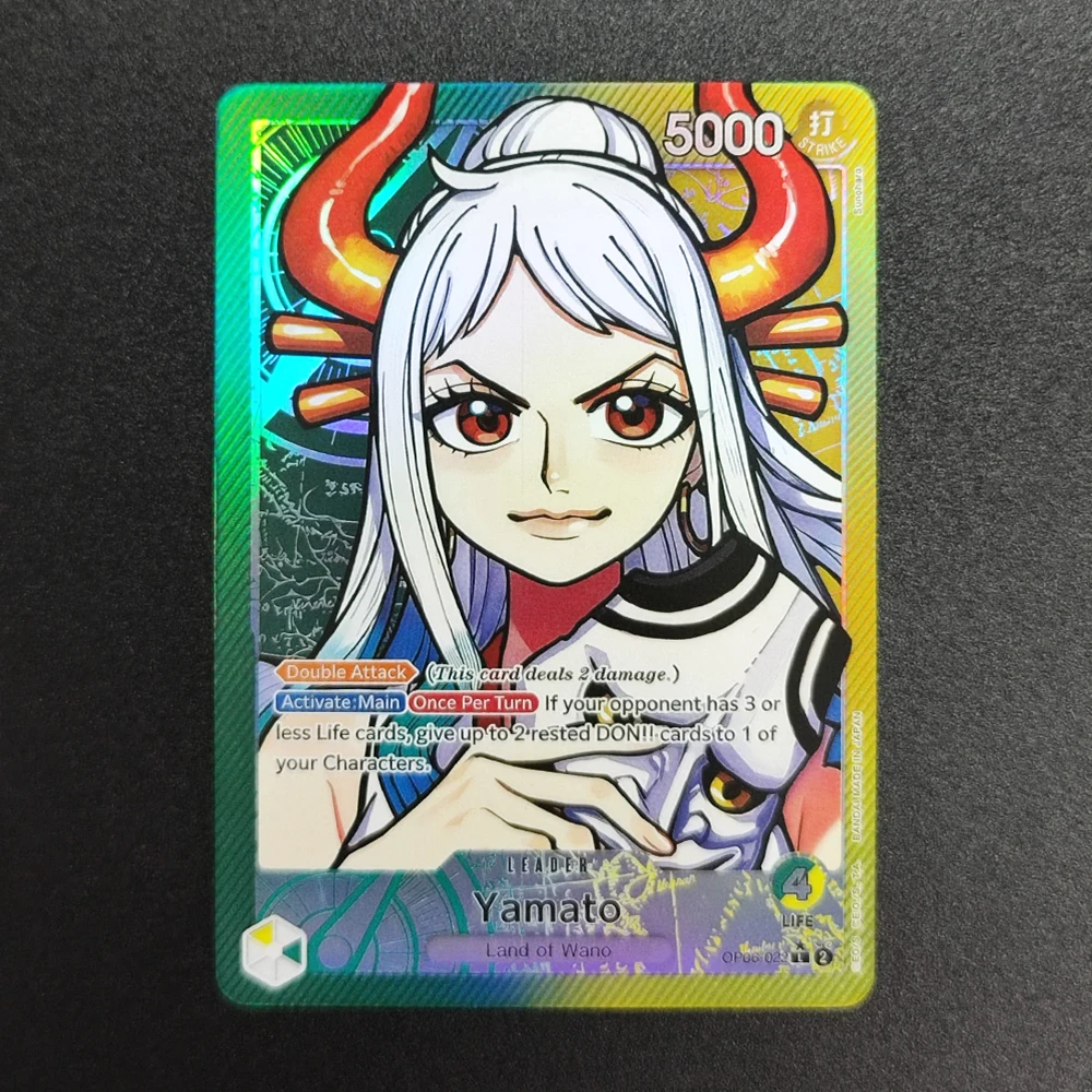 6 pezzi OPCG OP06 inglese One Piece Anime Collection Card Yamato Perona Uta Vinsmoke Reiju Hody.Jones Gecko Moria Classic Game Card