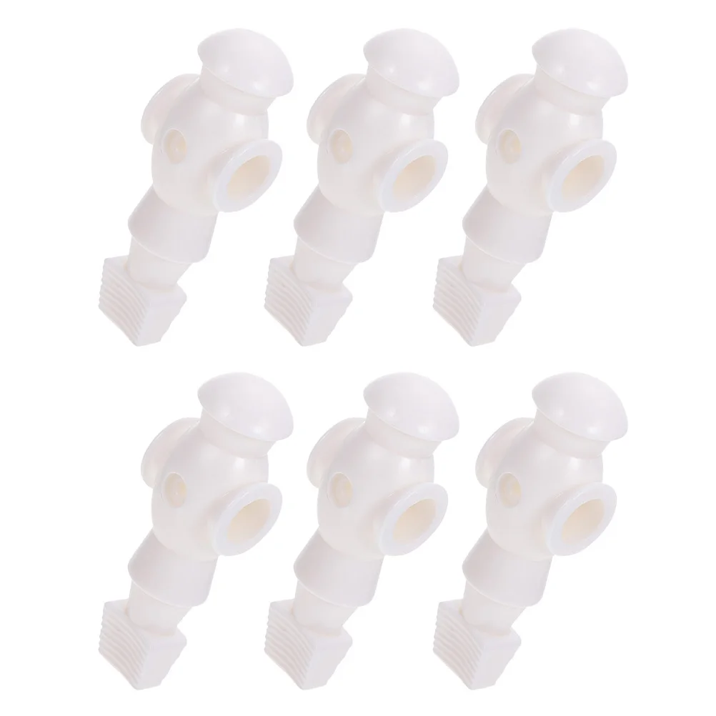 6 قطعة لاعب كرة القدم الراتنج لاعبين كرة القدم منضدية كرة القدم استبدال أجزاء الجدول كرة القدم الملحقات آلة الإمدادات #5