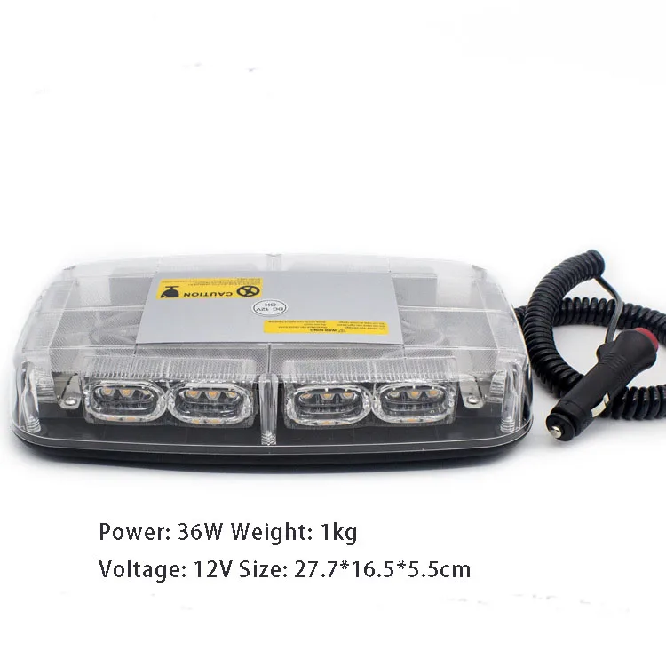 36LED 36W Ceiling Light Strobe Light Warning Light Car LED Short Row Ceiling Light Ceiling Light