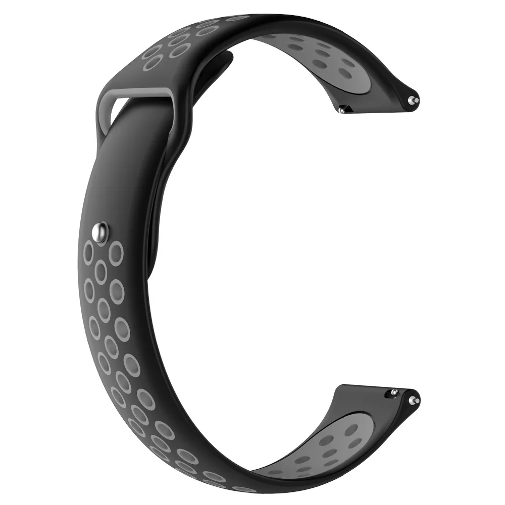 20 مللي متر سيليكون الرياضة حزام ل Huami Amazfit GTS GTR 42 مللي متر سوار مقاوم للماء ل شاومي Amazfit بيب لايت ساعة ذكية اكسسوارات