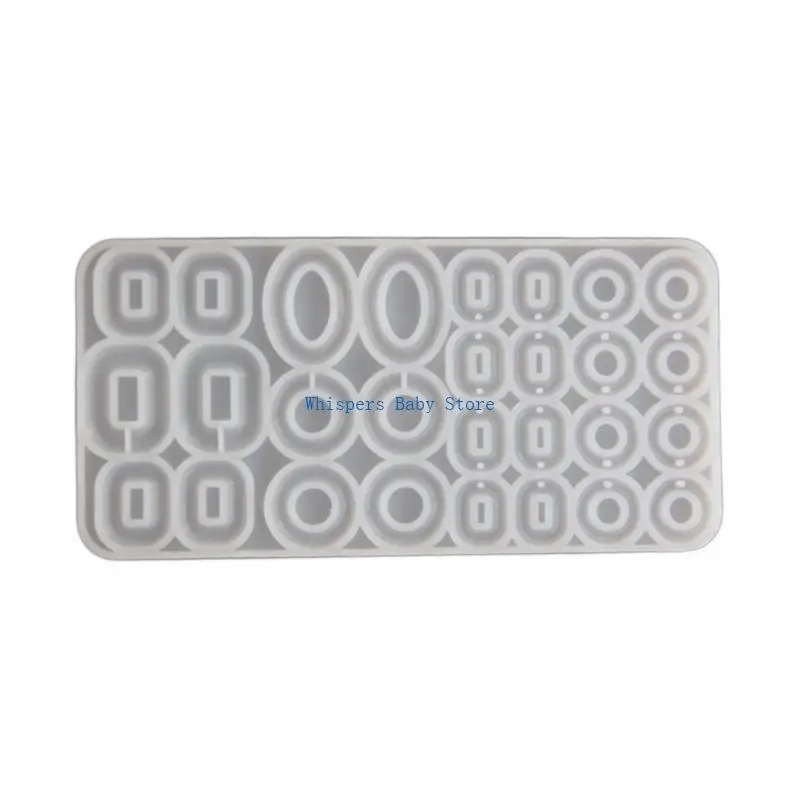 

U90E Multi Circle Theme Silicone Moulds Crafting Moulds for Crafting Ear Accessories