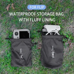 For DJI Flip Drone Portable Soft Storage Bag RC-N3/RC2 Remote Controller Handbag Waterproof Anti-scratch Protective Accessories