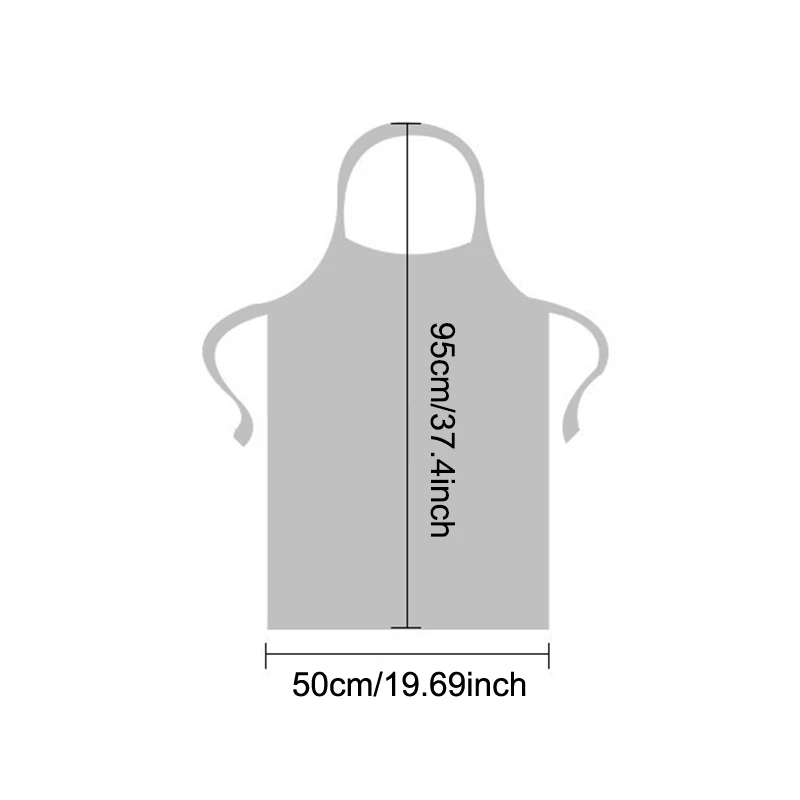 Picture 7: 25pcs Disposable Aprons Clear Plastic Art Apron Waterproof For Adults Kids Painting Party Cooking Housework Craft