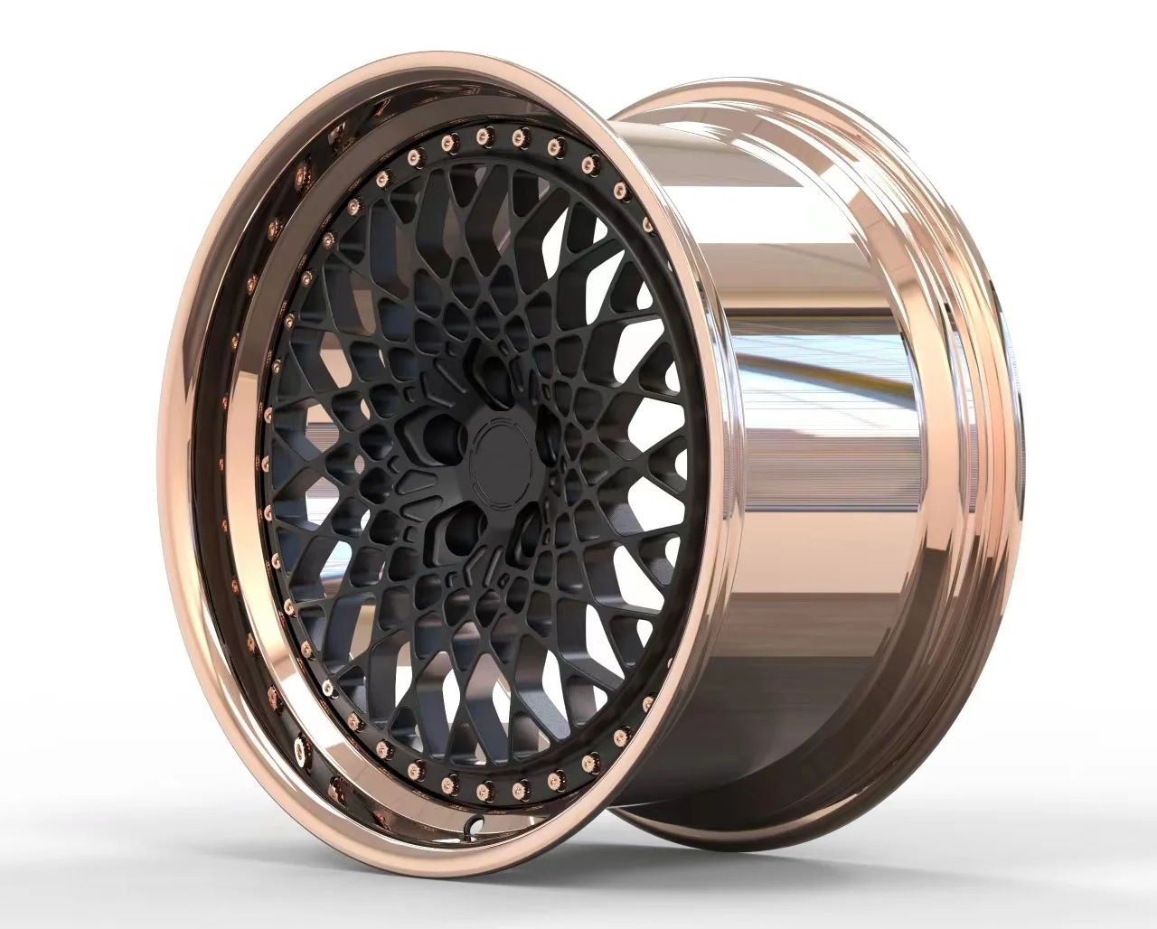 SYAC 2-piece 18-24 Inch Forged Aluminium Alloy Wheels Customization Mesh Design Brushed/ Chrome/ Polished Rims For Sports Car - view 3
