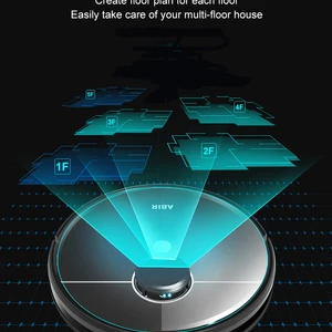 مكنسة كهربائية روبوتية ABIR R30 مع قفص كهربائي تلقائي ، شفط 6500PA ، خريطة متعددة الطوابق ، تنظيف مخصص للغرف الرطبة والجافة أفضل 8 مبيعات روبوت مكنسة كهربائية ومكواة قماش - No6