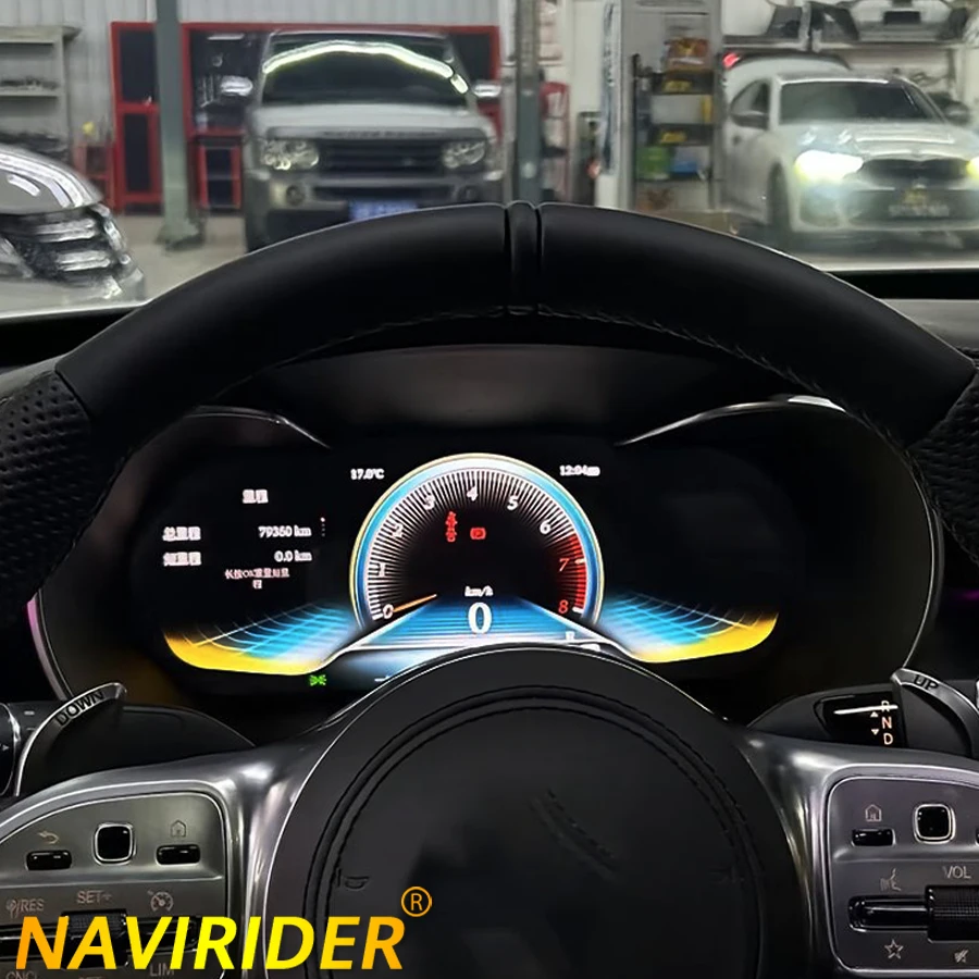 

12.3inch Smart Cluster LCD Dashboard Screen For Mercedes Benz GLC C-Class C Class NGT 5.0 Speedometer Instrument Upgrade