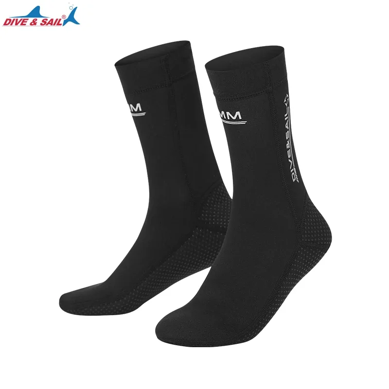 3MM Neoprene Winter Swimming Snorkeling Surfing Fishing Scuba Diving Sox Soft Anti Scratch Shoes High Upper Warm Seaside Socks