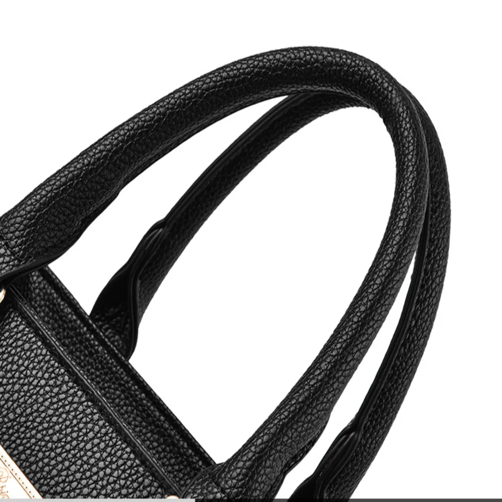 

Fresh Leather Handbags Open Pocket Polyester Cotton Shoulder Bag Large Capacity Messenger Bag