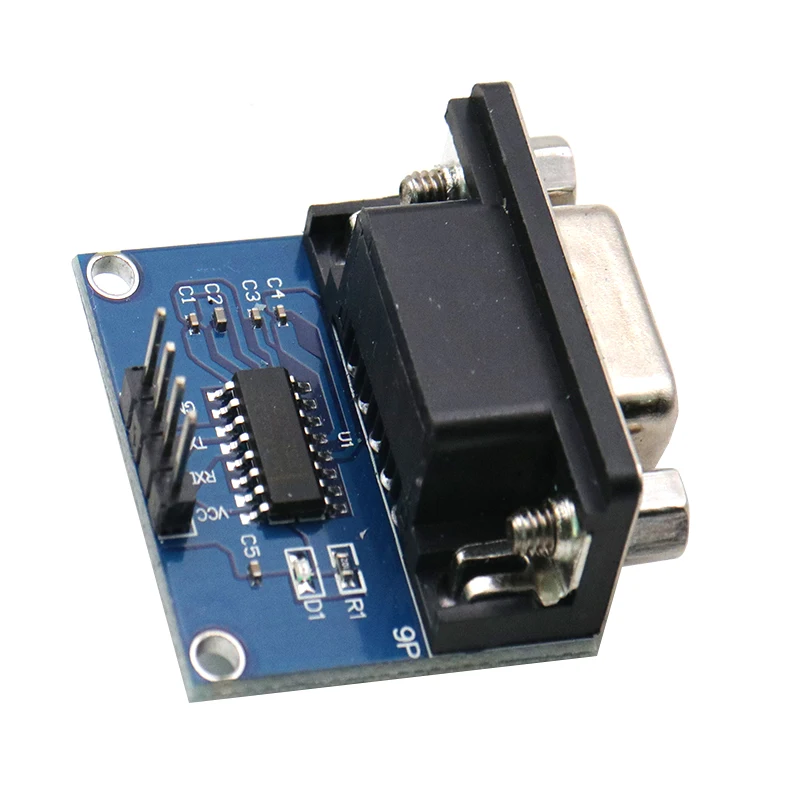 5PCS/RS232 to TTL/female serial port to TTL/serial module/flashing board MAX3232 chip