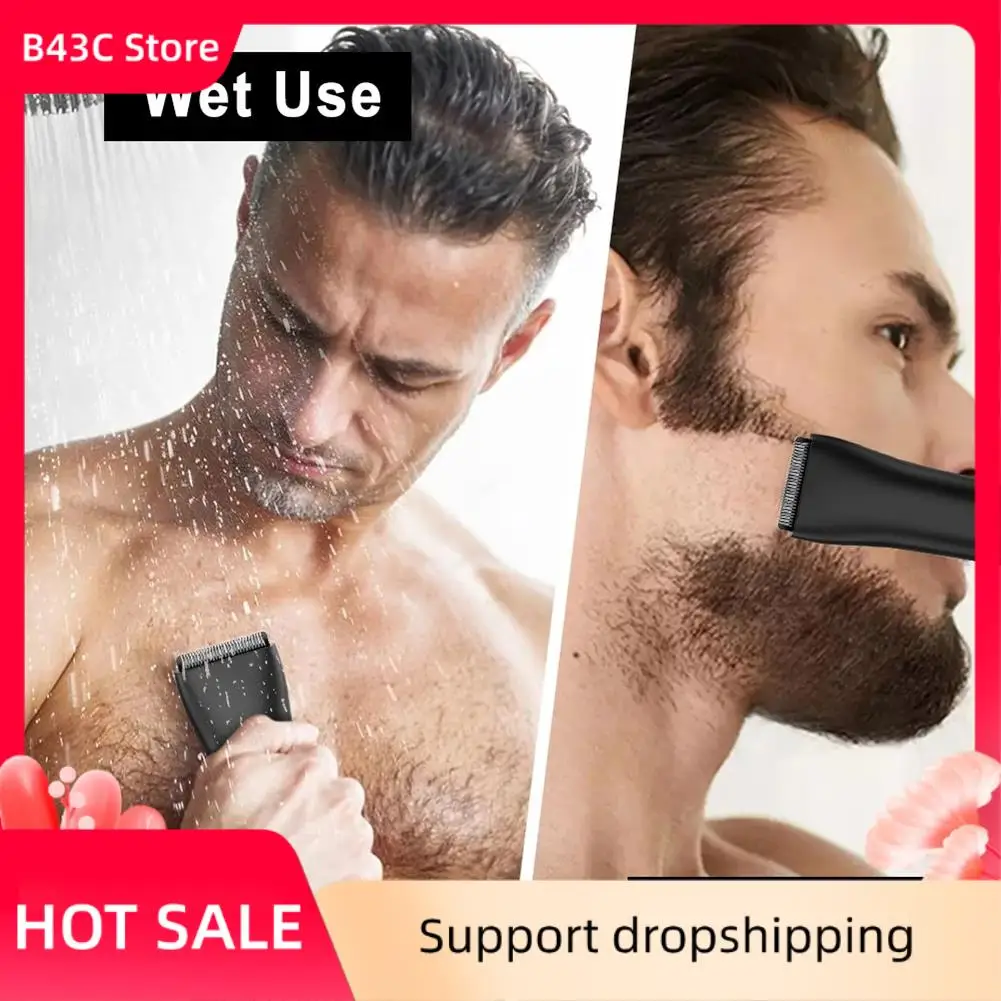 

B43C Эпилятор для тела для мужчин Бритва для тела Бикини Триммер для чувствительной зоны Триммер для волос на теле