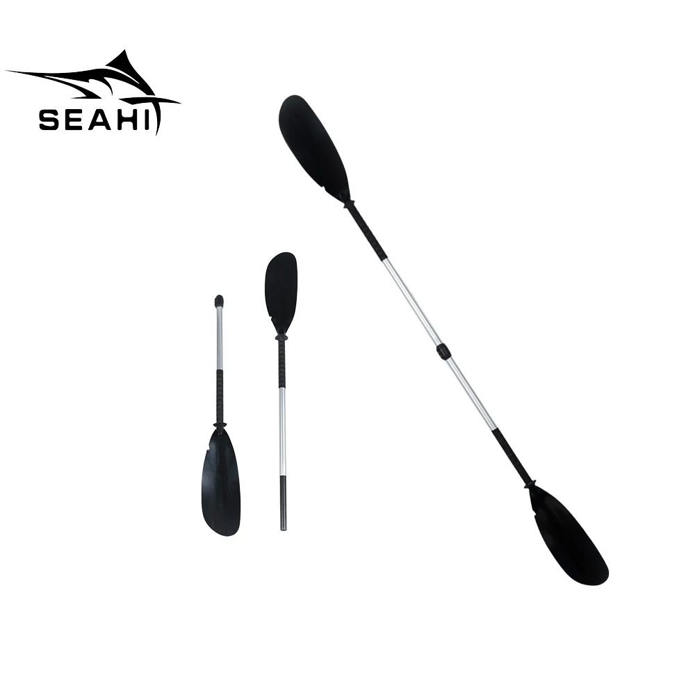 

New Kayak Paddle Black Barbed type ABS Double Paddles Matte Aluminum Rod Kayak Surfboard Accessories Rowing Tools Boat Oars