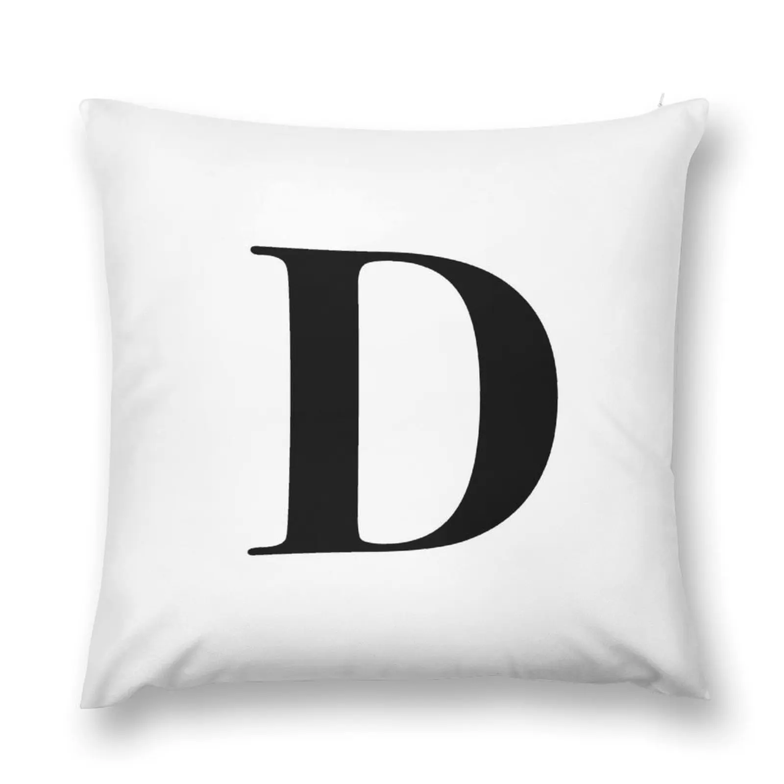 Letter D name Initial Throw Pillow Elastic Cover For Sofa covers for pillows Christmas Pillowcase Pillows Aesthetic pillow