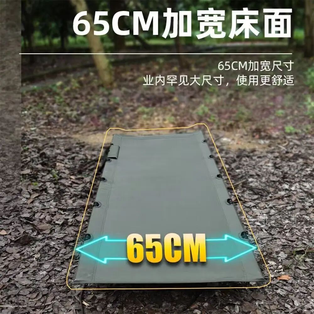 Outdoor Aluminum Alloy Folding Camping Bed Portable Hiking Tent Bed Military Cot for Camping Hiking