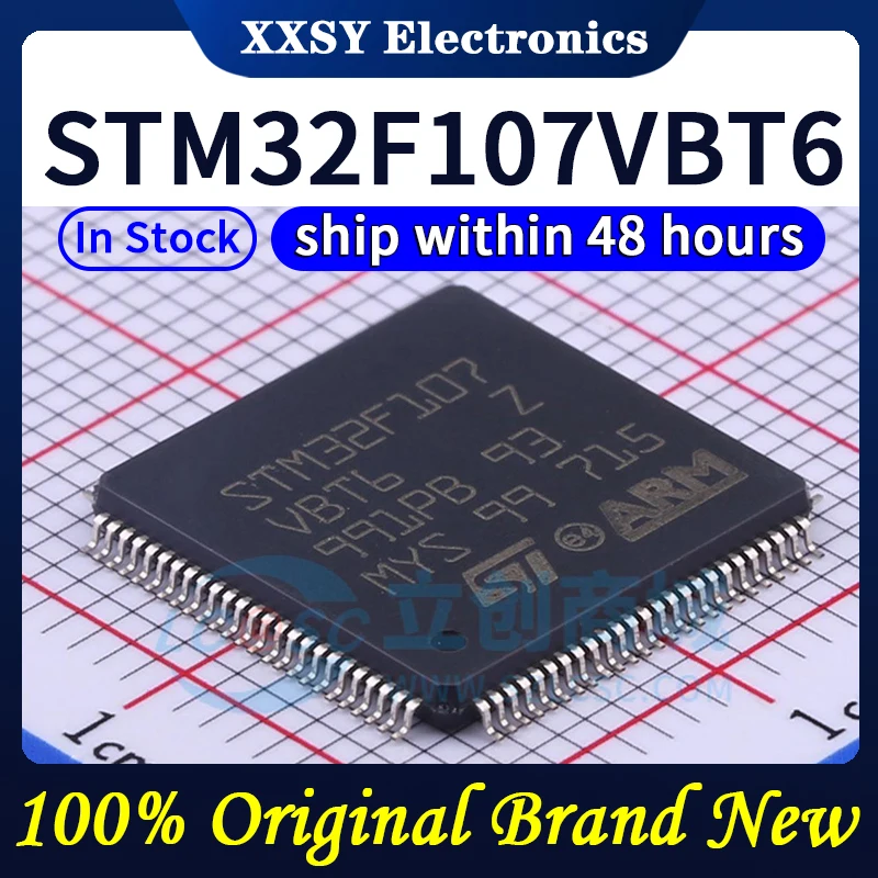 STM32F107VCT6 أصلية عالية الجودة ، STM32F107VBT6 ، stm32f107r6 ، stm32f107t6 ، STM32F107VCH6 ، STM32F107VCH6 ، جديدة