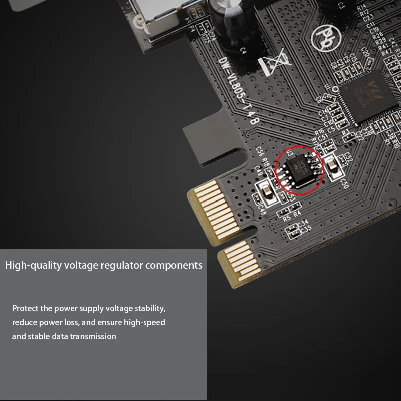 Placa de expansão usb 3.0 pci-e para usb3.0 cartão pcie de jogo 4 pinos aplicar adaptador de cartão riser pci-e usb hub extensor conversor pcie