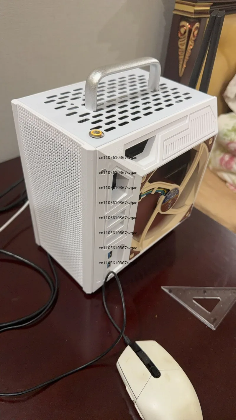 Diy Shell Portable ITX Chassis Compact Horizontal Computer Case Desktop Mini Mini Power Supply Host Portable Vertical Itx Case
