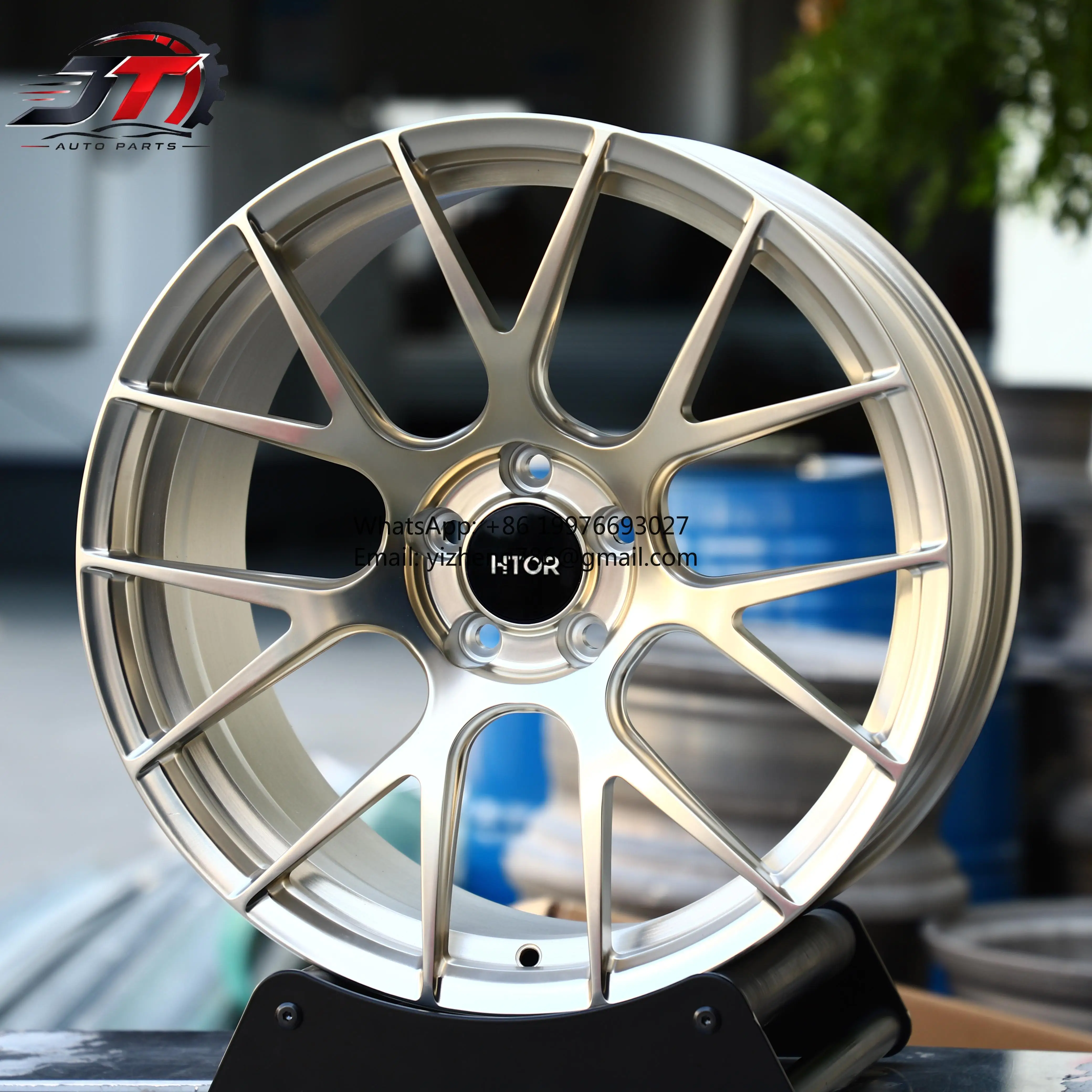 JT Custom 19x9.5 20x10.5 20x11 21x11.5 5x112 5x114.3 Split 7-Spoke Forged Wheels Gloss Silver For M3 G80 For 718 GT4 RS For CT5-