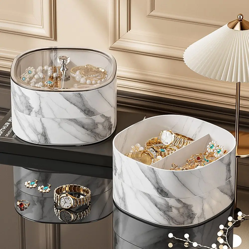 

Пластиковый ящик для хранения ювелирных изделий, вместительный многослойный контейнер для хранения колец и сережек, чехол, пылезащитные герметичные настольные витринные коробки