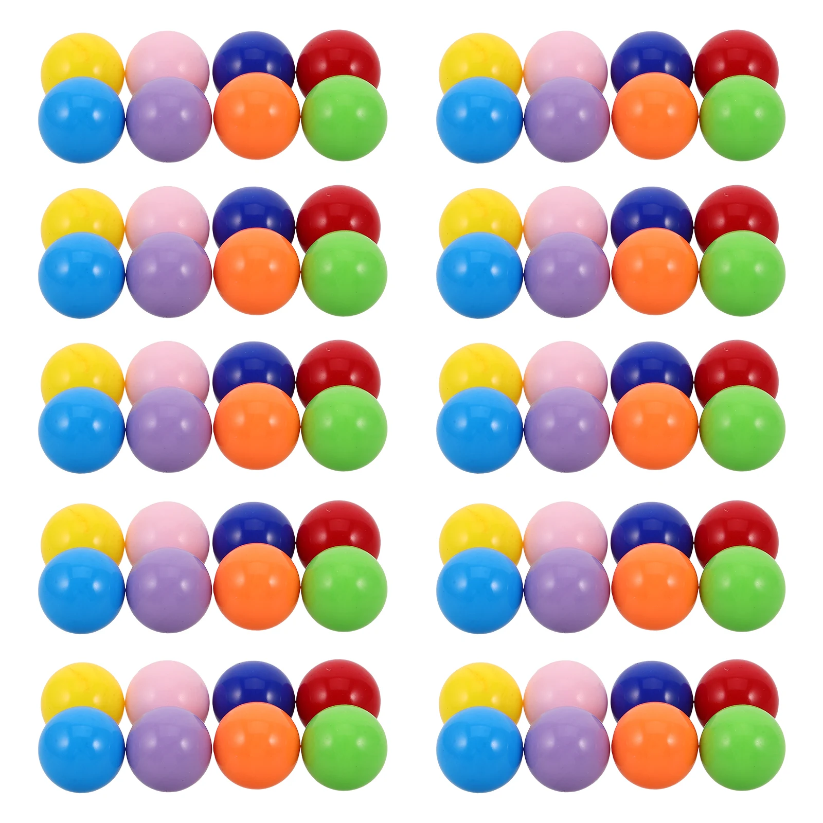 

80pcs Marble Teaching Aids Colored Beads Replaceable Game Balls Logical Thinking Montessori Educational Toy Desk Game Props