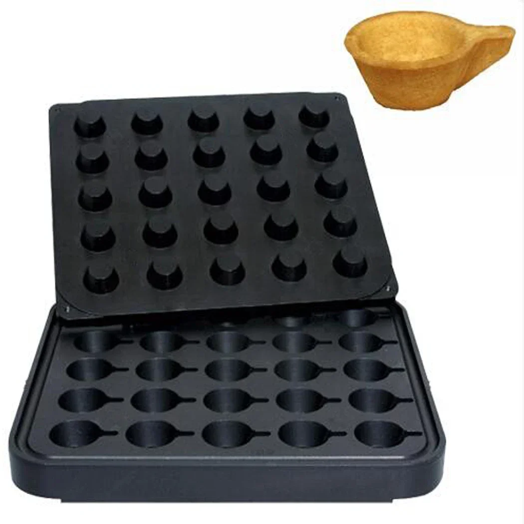 Model 829 25 holes water cup shape egg tart machine Snack machine spoon shape cheese tart machine making tart egg tart