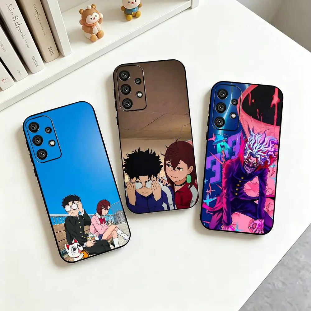 D-Dandadan  Anime Phone Case Black Silicone Soft For Samsung S25,S24,S21,S22,S23,S30,Ultra,S20,Plus,Fe,Lite