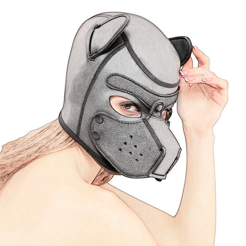 Extra Size zwierzęce Cosplay nakrycia głowy kostium sceniczny z gumowa nakrętka 3 otworów zakrywają maskę z nosem na gra CS karnawał Halloween