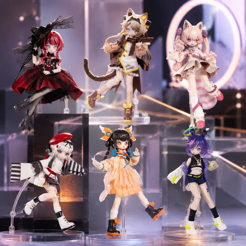 Authentic In Stock Burning Star Plan Bjd Doll 1/8 Scale Articulated Action Figure Collectible Blind Box Desktop Ornament Gift