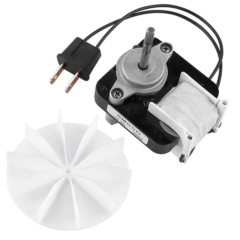 For Nutone Broan 50 CFM120V Universal Bathroom Ventilation Fan Motor SM550 Replacement C01575 65100 EM550 EM750,US Plug Durable