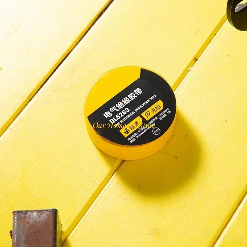 M4YC PVC Electrical Insulation Tape Roll for Wire Harness Waterproof and Dustproof for Home Repairs and Automotive Use