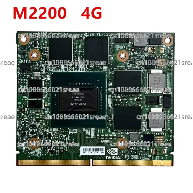 

Original M2200 M2200M 4GB GDDR5 MXM 3.0 For Dell M7510 M7520 HP ZBook15 G3 G4 Laptop Video Graphic Card VGA Board N17P-Q3-A1