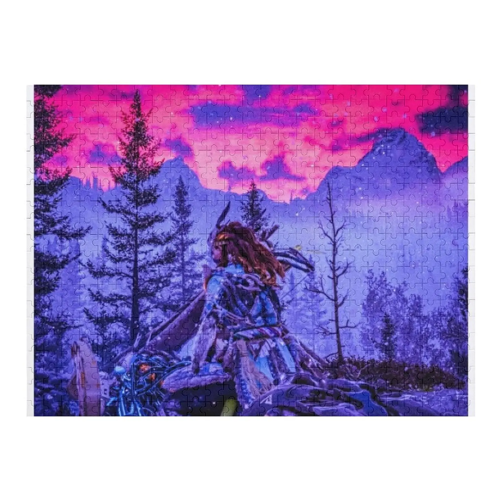 

Пазл Sunset Over Banur Персонализированный персонализированный подарок ребенку Пазл