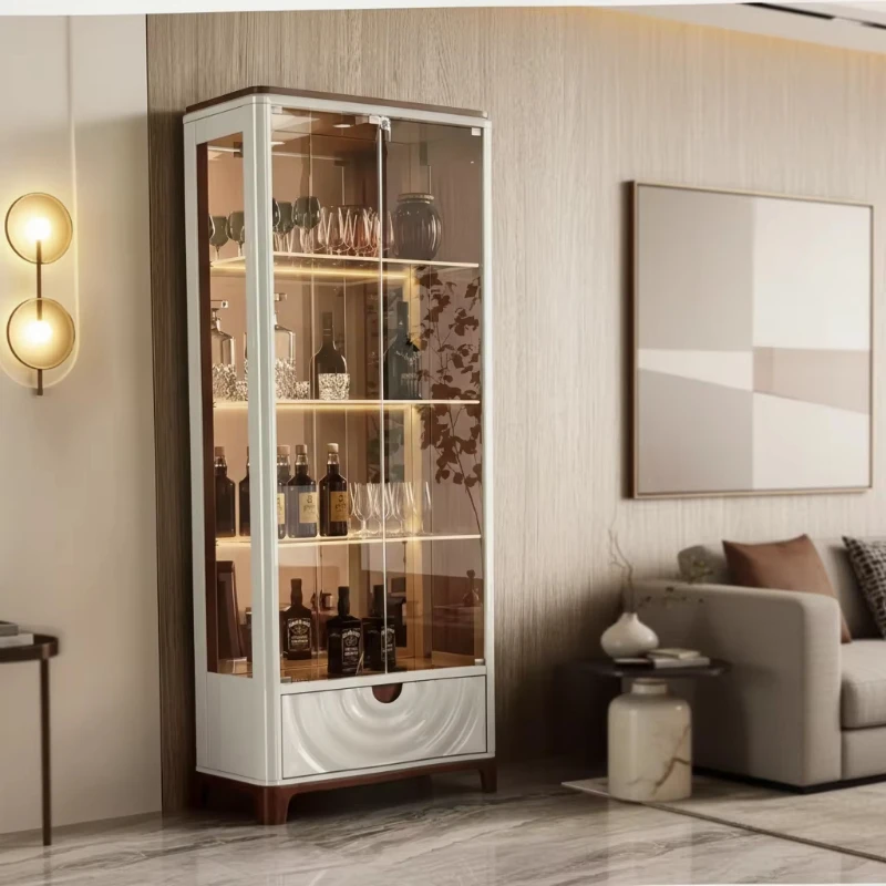 

Convertible retractable pine board wine rack stainless steel hardware