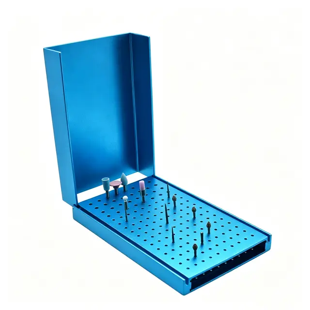 Dental 152 Points Bur Holder Disinfection Case Cleaning Stand