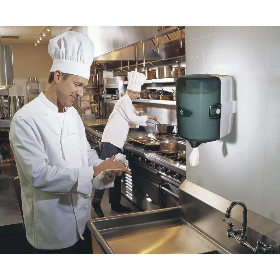 Centerfeed Hand Towel White Oneatatime Dispensing M23 Compatible 6 Rolls x 530 Sheets RC530