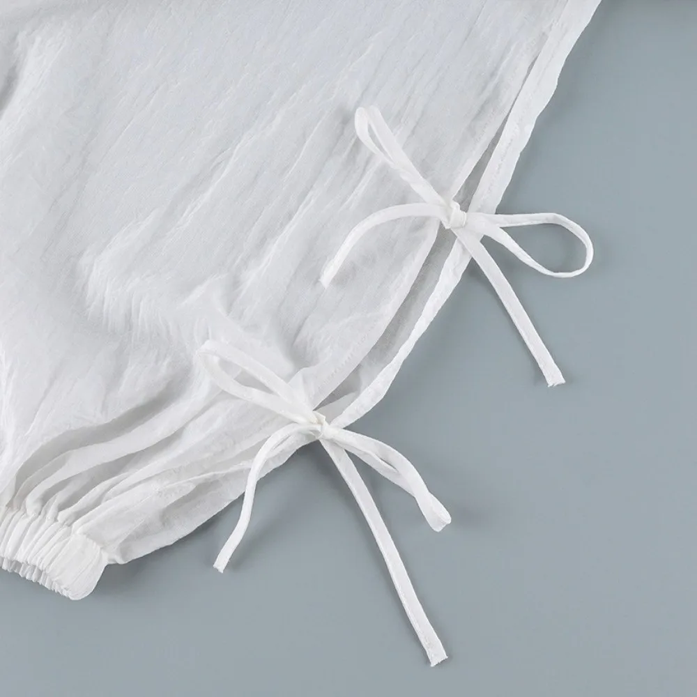 Easy Match High Waist Harem Pants Loose Cut Waist Tie High Waist Trousers Two Shape Daily Style Women Casual Wear Street Outfit