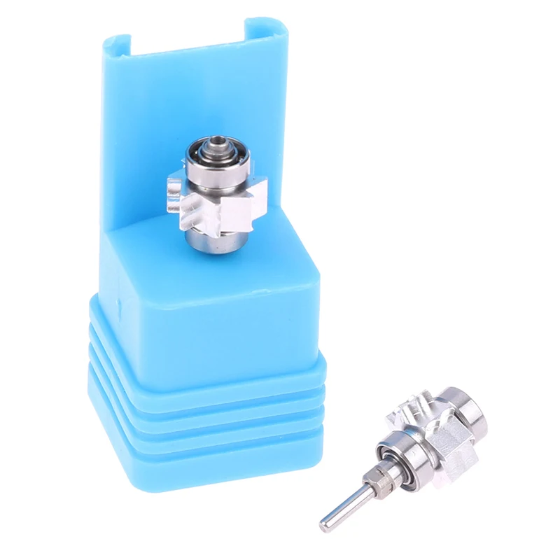 3PC Dental Turbine  Rotor 2 Types  High Speed Standard Handpiece Push Button Torque Bearing Rotor Stainless Steel