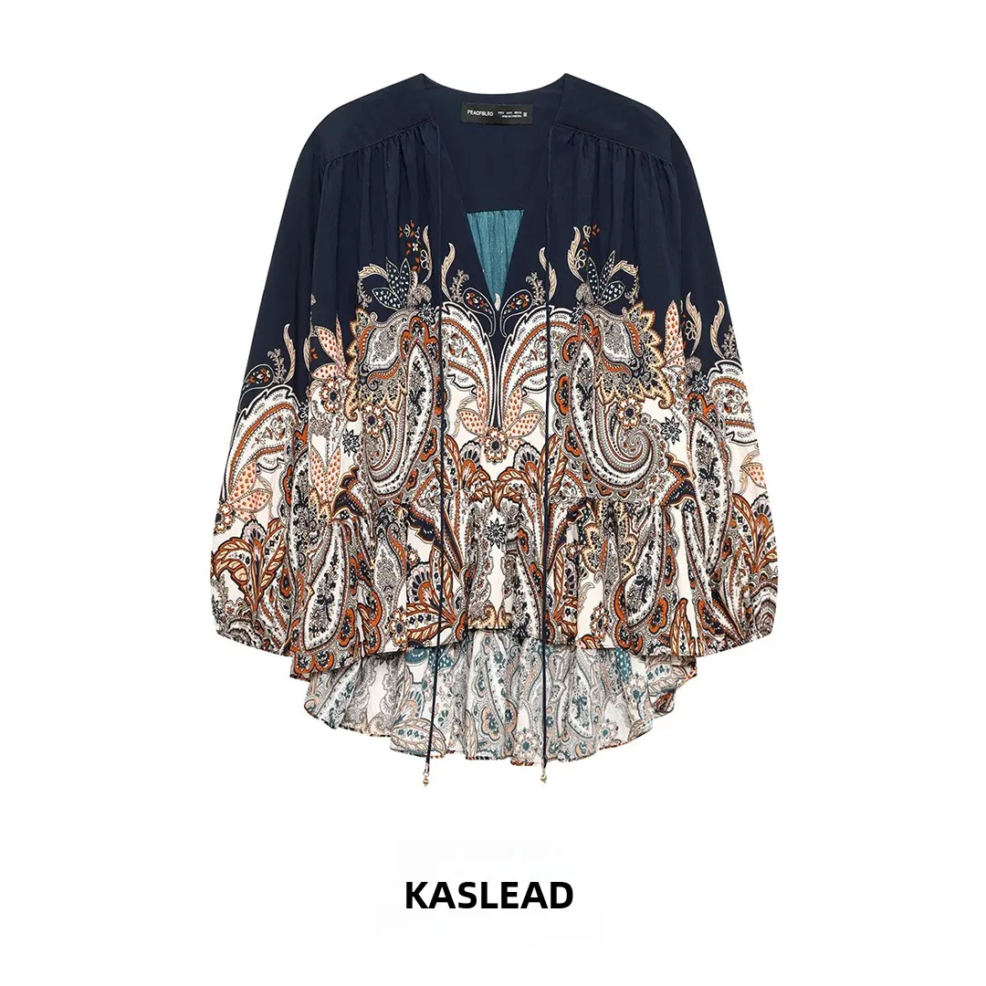 

Модный женский повседневный свободный топ с длинными рукавами в уличном стиле, универсальный, удобный, дышащий, из полиэфирного волокна, весна-лето