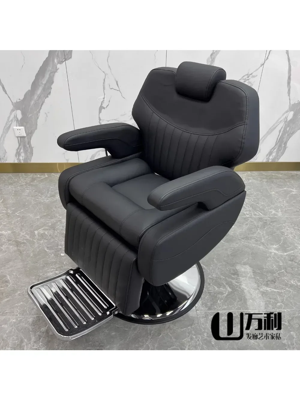 Hair Care Salon Hair Chair Can Be Put down Haircut Beauty Hairdressing Lifting Large Chassis Hair Cutting Chair