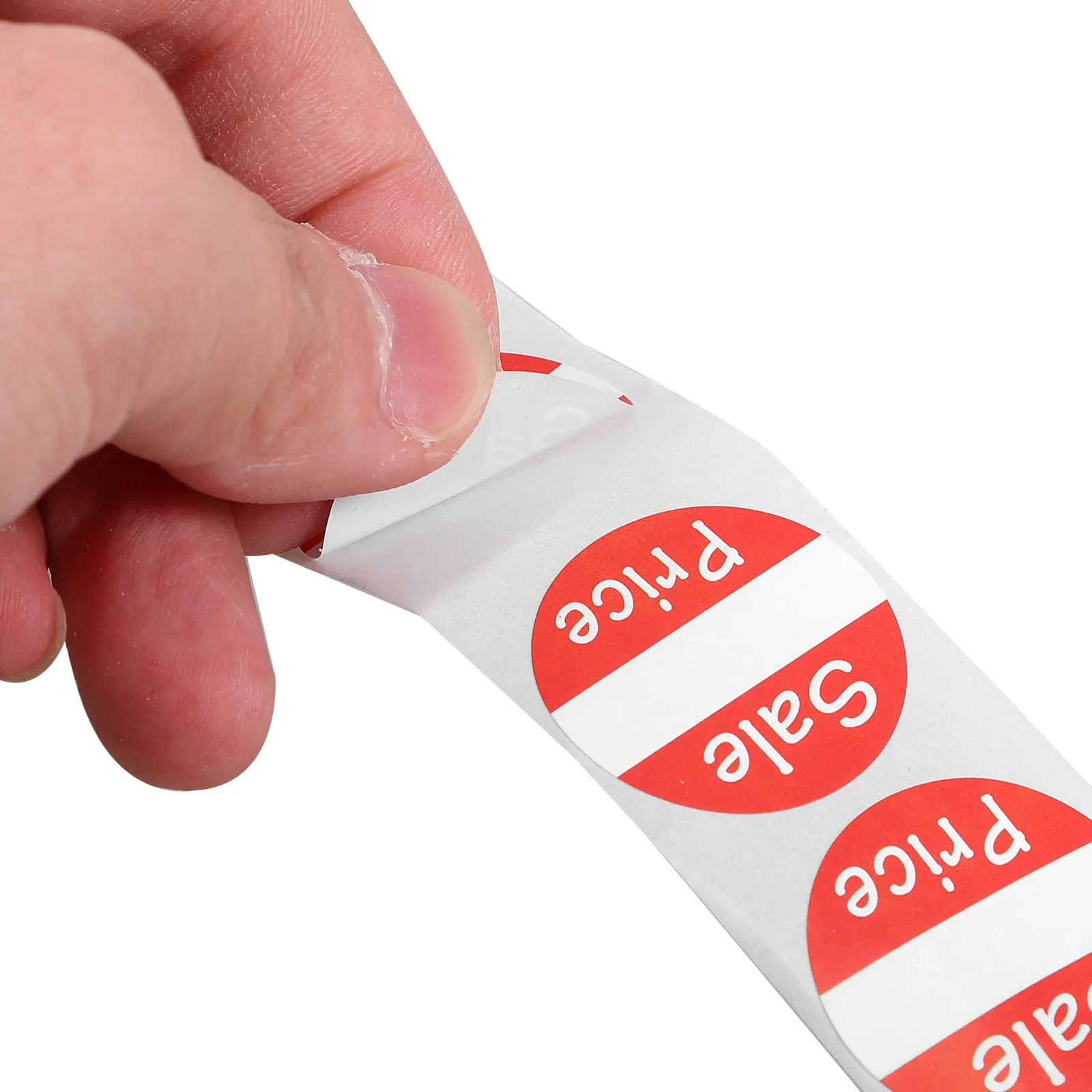 

3 рулона круглых этикеток для ценников, съемные, для розничной торговли, для маркетирования, для магазинов розничной торговли